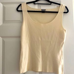 Ann Taylor buttery yellow tank